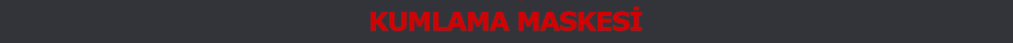 Kumlama Maskesi